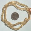 16 inch strand of 3x5mm Citrine Smooth Rondelles